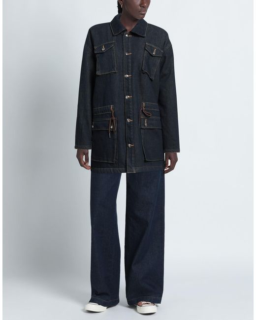 LIU REGALI Blue Denim Outerwear