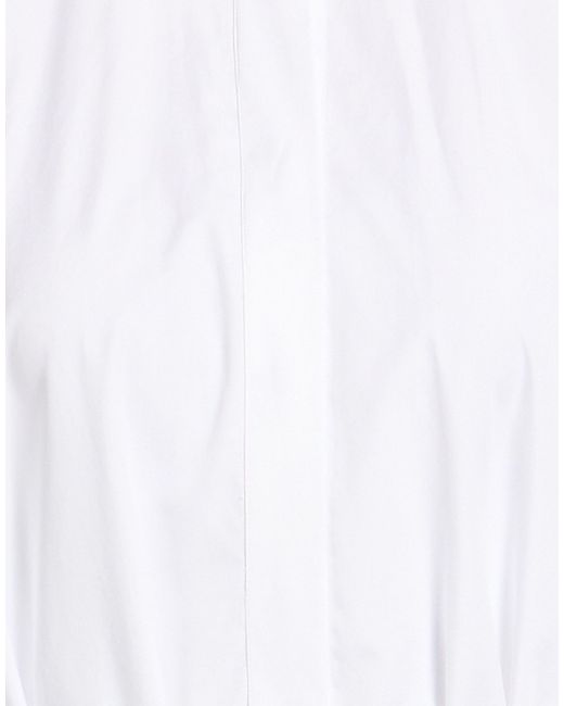 Max Mara White Mini Dress Cotton