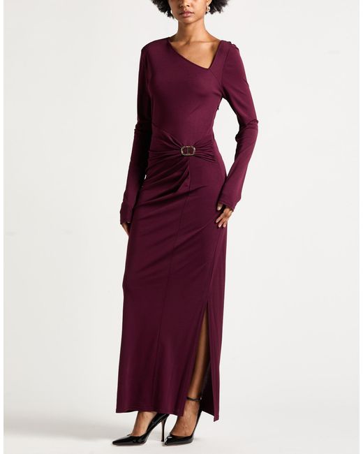 Twinset Purple Maxi Dress