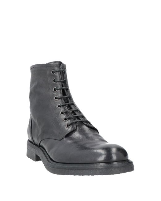 Corvari Black Ankle Boots Leather for men