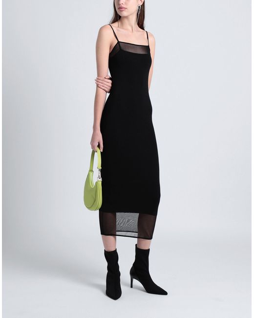 Calvin Klein Black Midi Dress