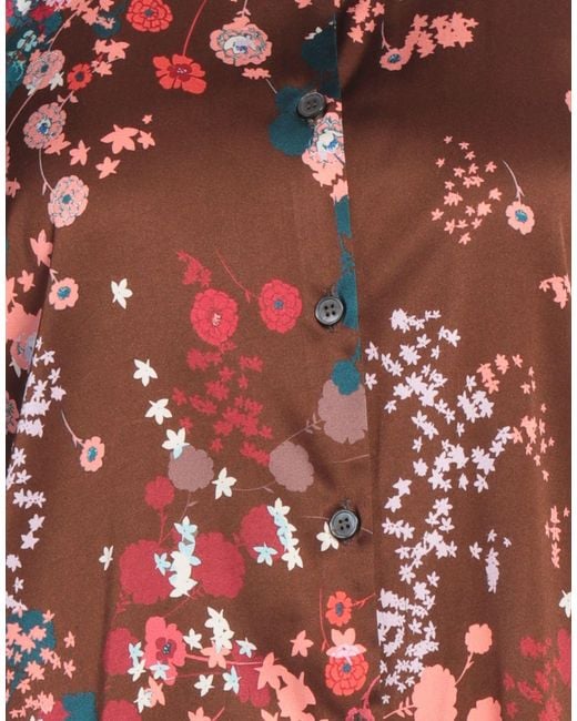 Robert Friedman Red Shirt Viscose, Elastane