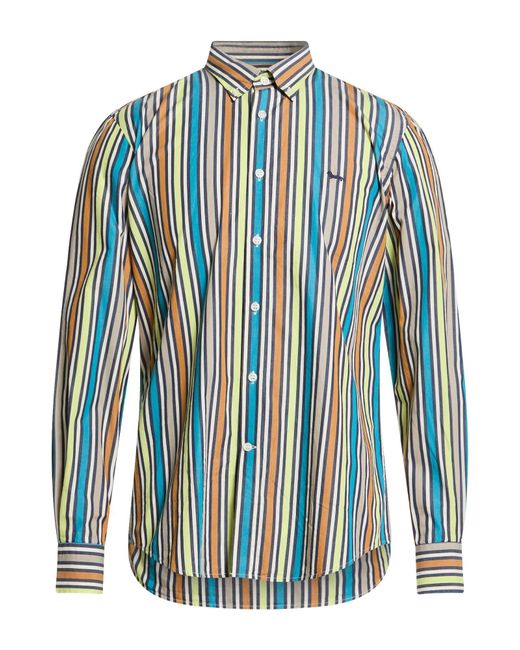 Harmont & Blaine Men's Blue Shirt Cotton