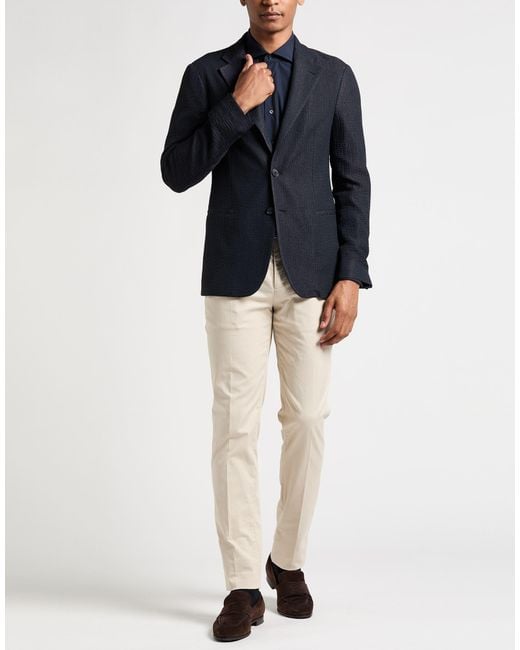 Giorgio Armani Black Blazer Polyamide, Cupro for men