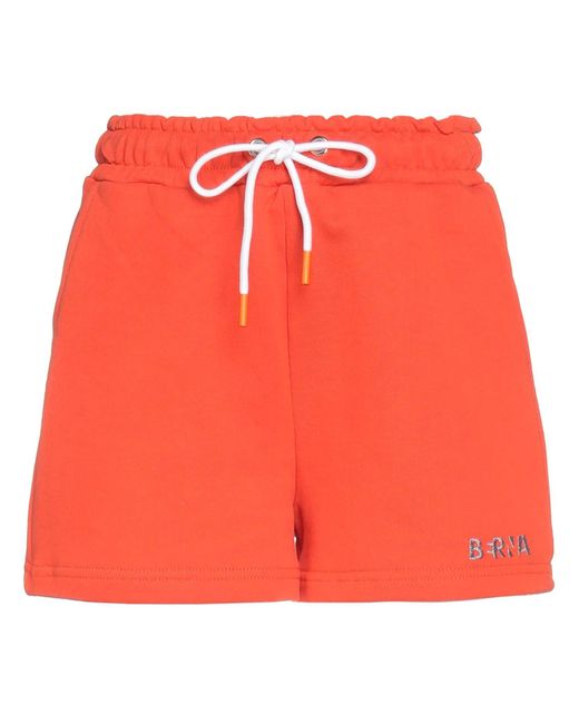 Berna Orange Shorts & Bermuda Shorts