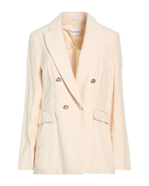 Kaos Natural Blazer Viscose, Cotton, Polyamide