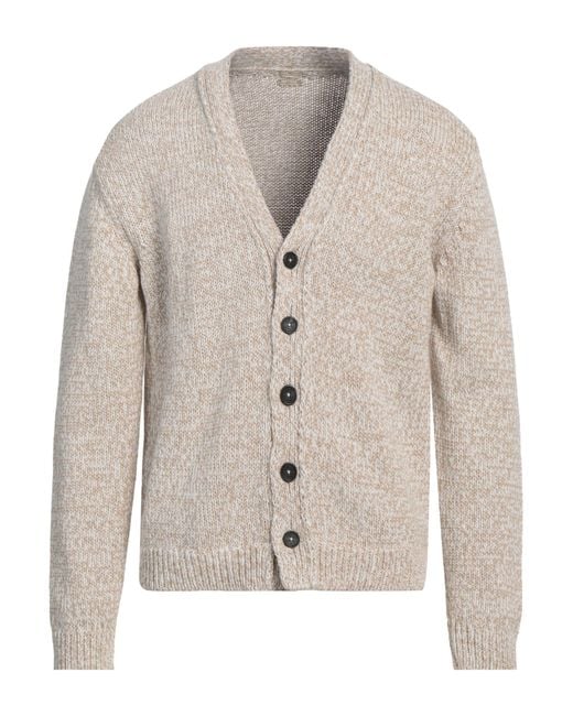 Massimo Alba Strickjacke in Natural für Herren