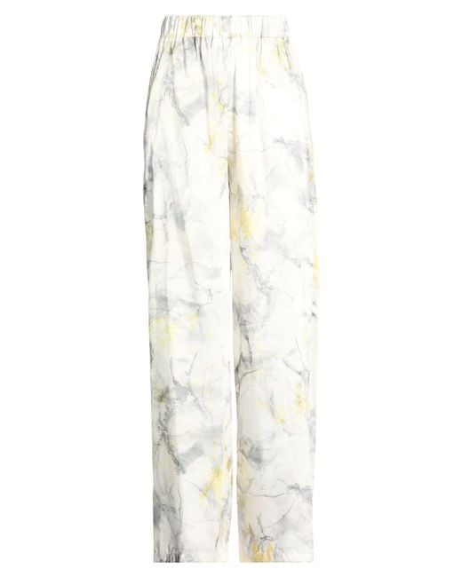 Atos Lombardini White Pants Polyester