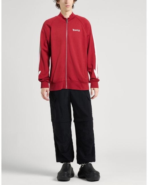 DISCLAIMER Red Sweatshirts for men