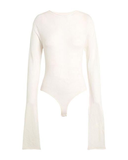 Uma Wang White Bodysuit