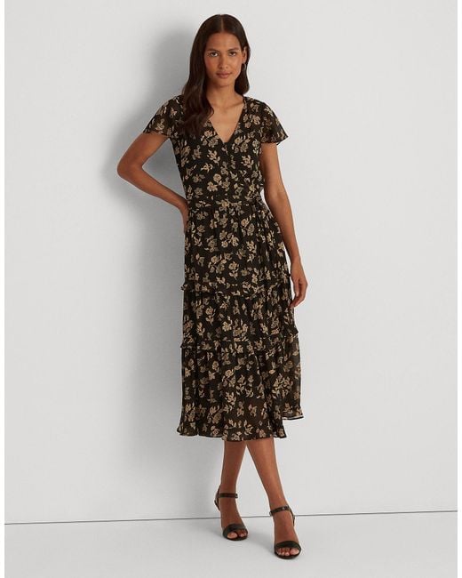 Ralph Lauren Black Midi Dress