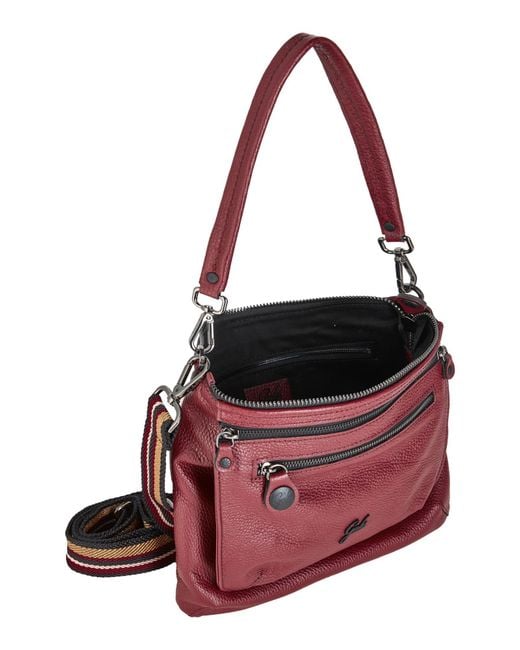 Gabs Purple Handbag Calfskin