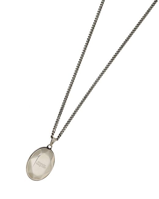 Collier McQueen pour homme en coloris Metallic
