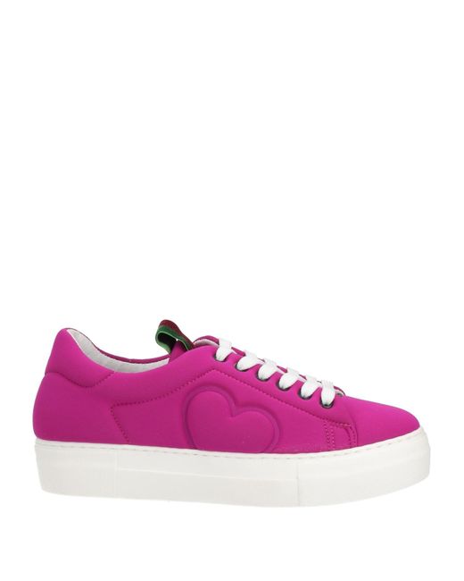 La Fille Des Fleurs Purple Sneakers