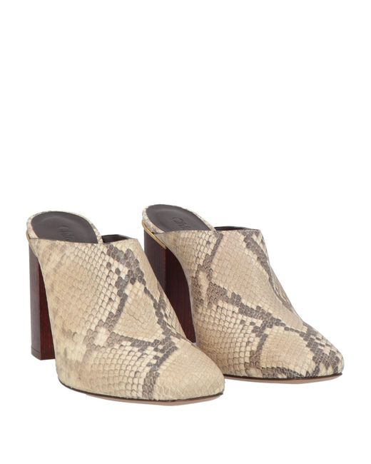 Chloé Natural Mules & Clogs
