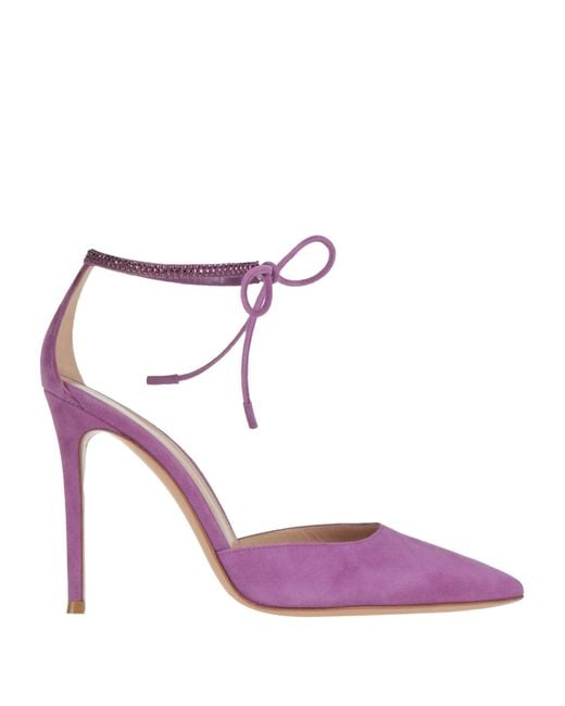 Gianvito Rossi Purple Pumps