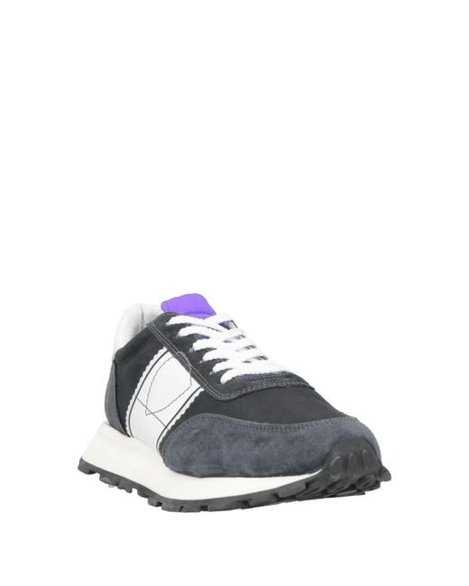 Philippe Model White Sneakers Textile Fibers, Leather