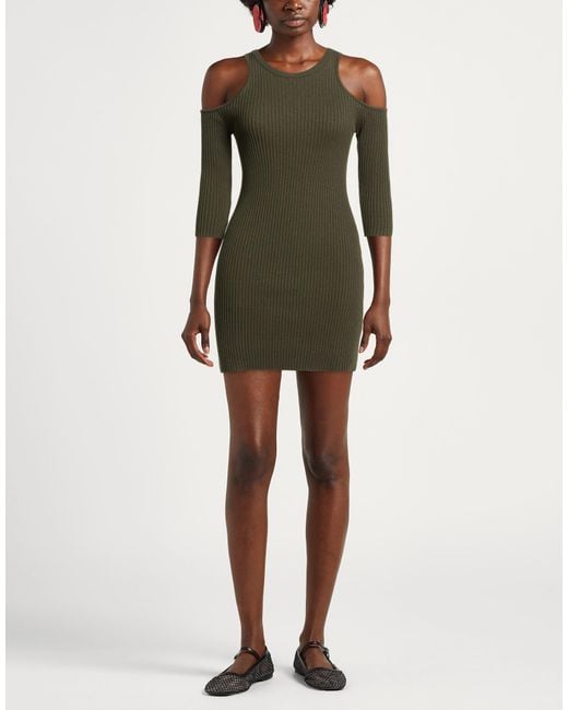 Kontatto Green Mini Dresses