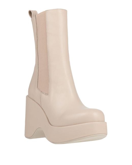 Paloma Barceló Natural Ankle Boots