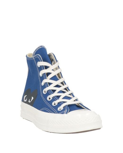 CONVERSE x COMME des GARÇONS PLAY Blue Trainers