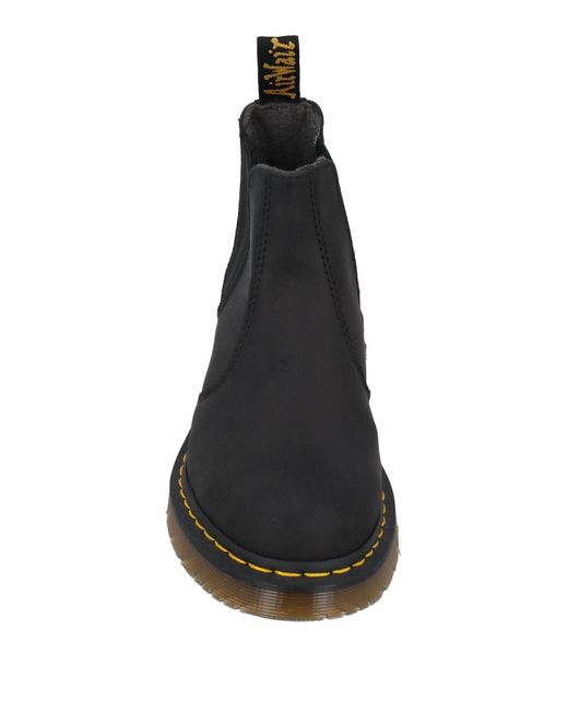 Dr. Martens Black Ankle Boots Soft Leather for men