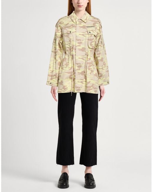 Patrizia Pepe Metallic Jacket Cotton, Elastane