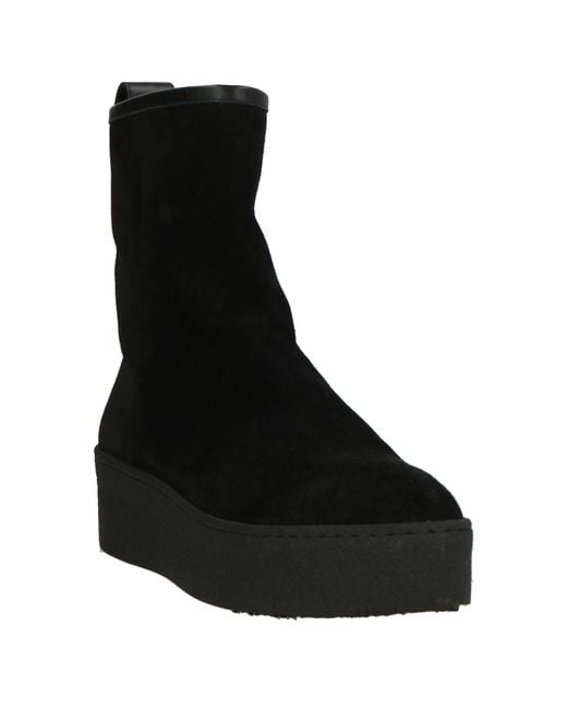 Agnona Black Ankle Boots