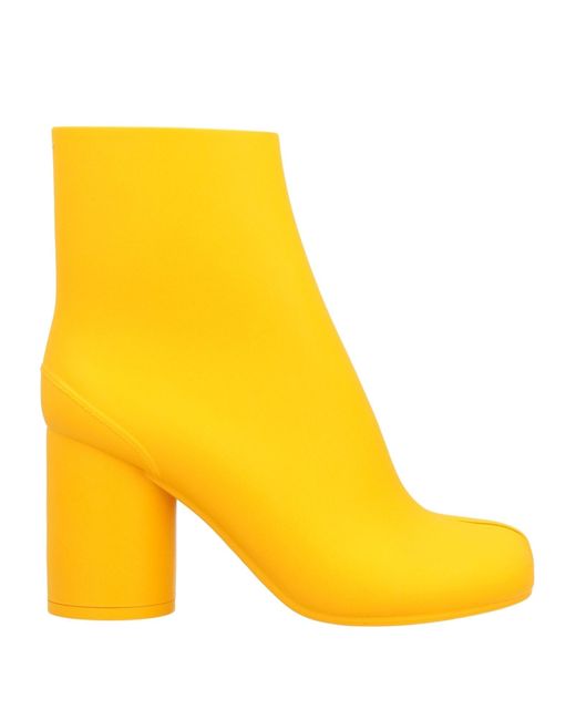 Maison Margiela Yellow Ankle Boots