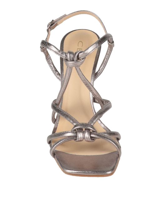 Cecil Metallic Sandals