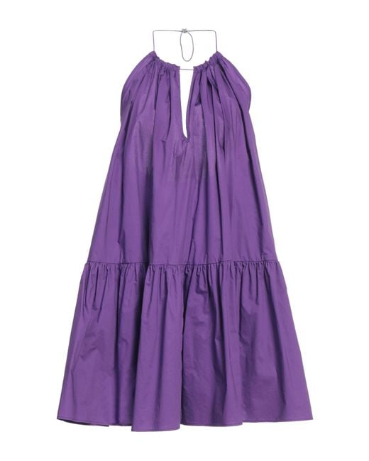 Robe courte Patrizia Pepe en coloris Purple