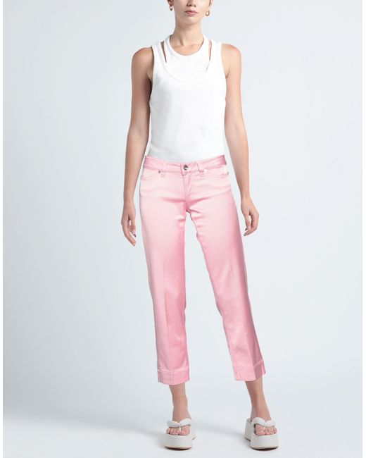 Jacob Coh?n Pink Cropped-Hosen