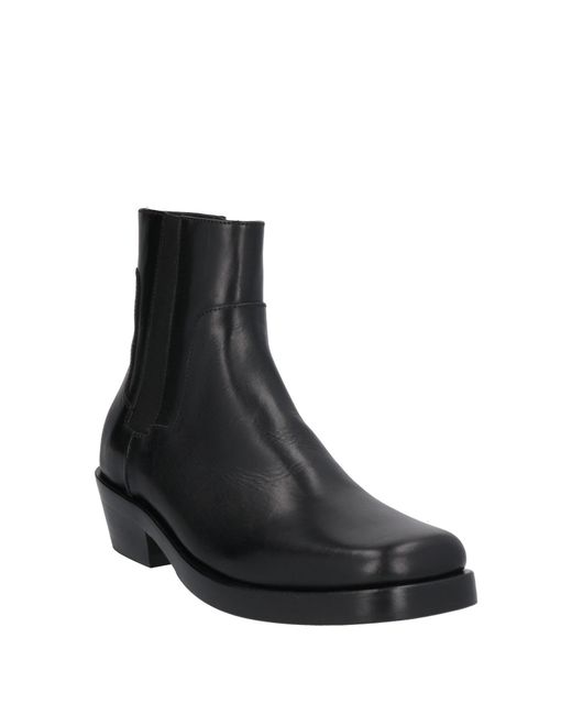 Raf Simons Black Ankle Boots for men