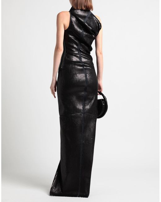 Rick Owens Black Maxi-Kleid