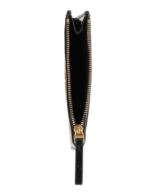 Tarjetero Tory Burch de color Black