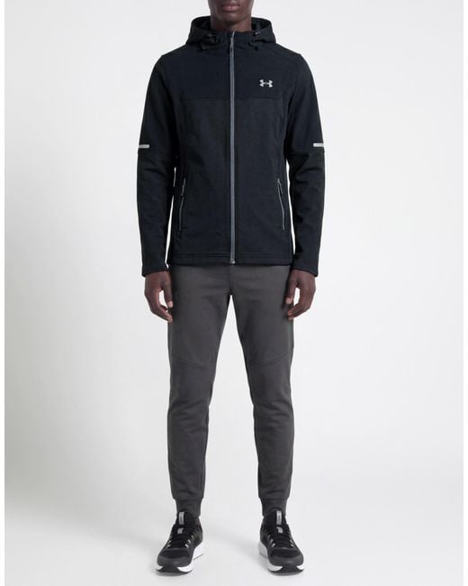 Under Armour Blue Jacket Polyester, Elastane for men