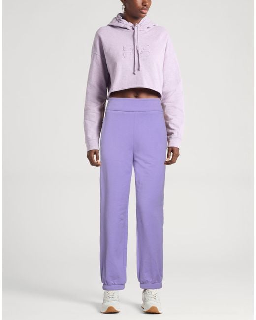 Jijil Purple Pants Cotton, Elastane