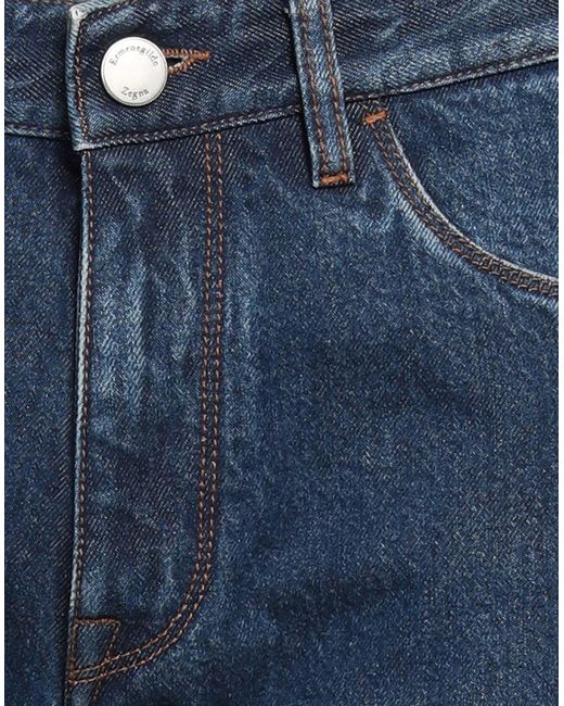 Uomo Abbigliamento da Jeans da Jeans dritti Pantaloni jeansZ Zegna in Denim da Uomo colore Blu 