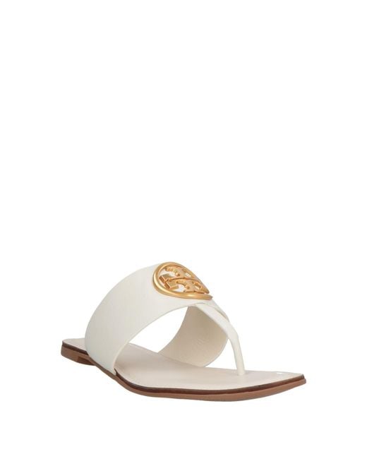 Tory Burch White Thong Sandal