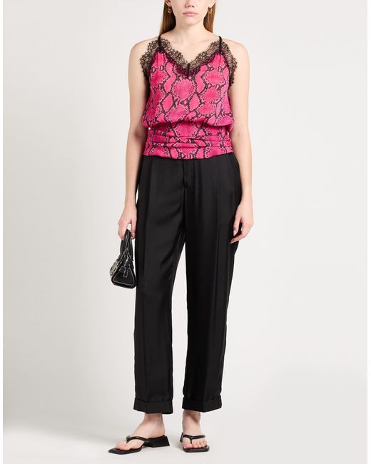 Pinko Pink Fuchsia Top Polyester, Polyamide