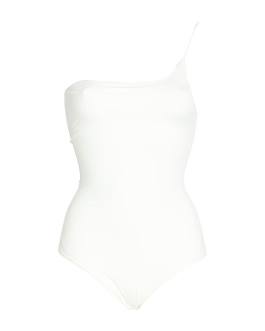 Oseree White One-piece Swimsuit
