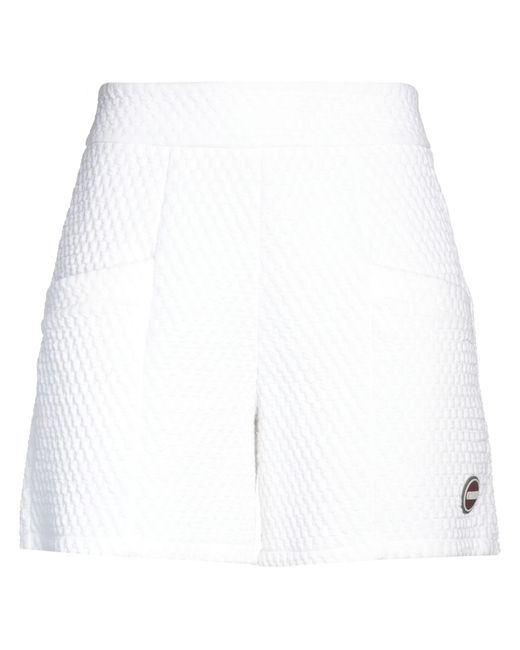 Colmar White Shorts & Bermuda Shorts Cotton, Polyester