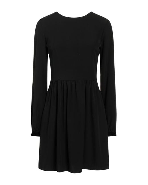 XT STUDIO Black Mini Dress Polyester, Elastane