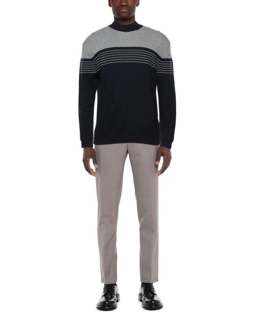Alpha Studio Blue Turtleneck for men