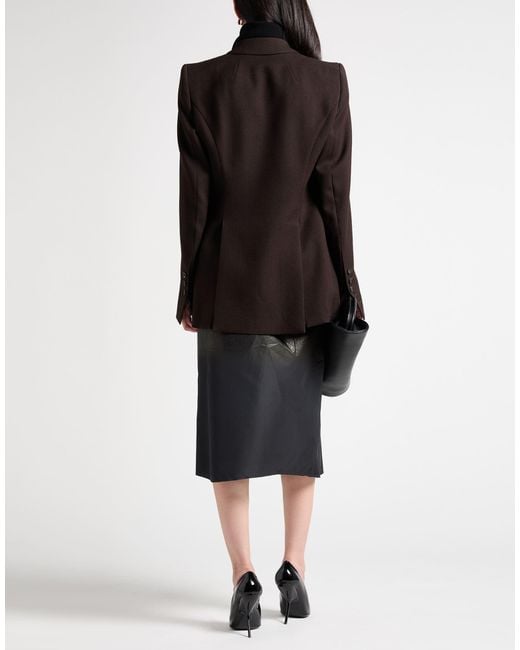 Rick Owens Black Blazer Wool