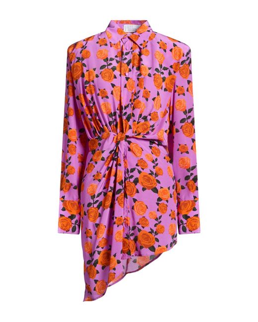 GIUSEPPE DI MORABITO Red Mini Dress Silk
