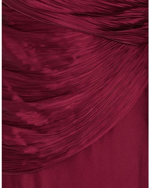 Maria Lucia Hohan Purple Maxi Dress Silk