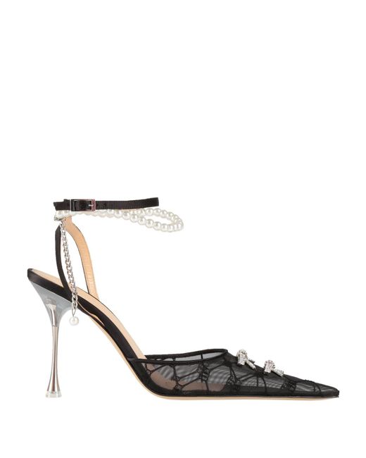 Mach & Mach Black Pumps Textile Fibers