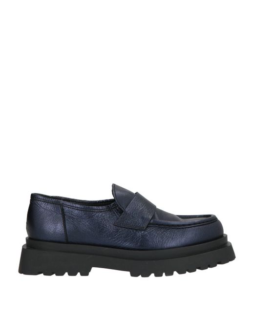 Marco Ferretti Blue Loafers Leather