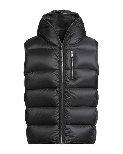 Rick Owens Black Gilet for men