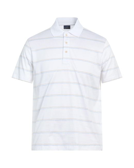 Paul & Shark White Polo Shirt Cotton for men
